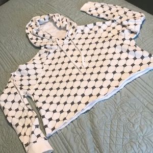 Forever 21 SOHO Cropped Hoodie Long Sleeve